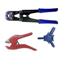 Kit Alicate Prensa Tubo Pex 16mm + Tesoura corta Tubo + Escareador Kit Alicate Prensa Tubo Pex 16mm + Tesoura corta Tubo + Escareador