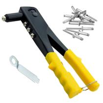 Kit Alicate Rebitador 4 Bicos Thompson + 50un. Rebite Pop 4,0x8mm AA408 Maciço