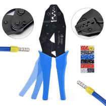 Kit Alicate Universal Cripador Prensa Kit 1200 Ferrules Terminal De Crimpar Fio 0.25-10 mm² Ferramenta Crimpagem