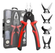Kit Alicate Universal Desencapador Corte Cabos Crimpar Fios