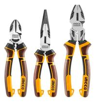 Kit Alicate Universal Ingco 9 1/2 Bico 8 Corte 7 Hkhlps2832