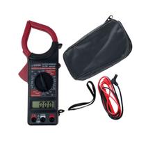 Kit Alicate Volt Amperímetro Digital Corrente Tensão Resistência Continuidade Va-750 Portátil Ponta Prova Estojo Es-01