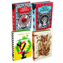 KIT: Alice No Pais das Maravilhas + Alice Através do Espelho + Mágico de Oz (Emerald Edition) + O Jardim Secreto. - Kit de Livros