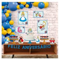 Kit Alice País Maravilhas Decoração Festa Infantil Mágica Kit Alice País Maravilhas Decoração Festa Infantil Mágica