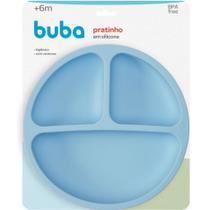 Kit alimentação 4 peças SILICONE BUBA bebe prato com ventosa babador colher garfo para bebe