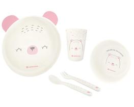 Kit Alimentação 5pcs Bear Pink KikkaBoo