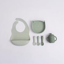 Kit Alimentação 6 Peças em Silicone Verde Premium Petit Piá Kit Alimentação 6 Peças em Silicone Verde Premium Petit Piá