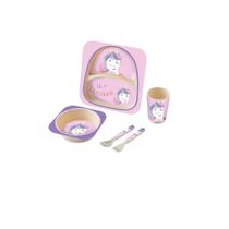 Kit Alimentação Baby 5 Peças Unicórnio - Zoop Toys