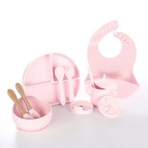 Kit alimentação bebe silicone 10 peças baby style