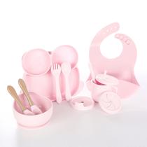 Kit alimentação bebe silicone sapinho 10 pcs