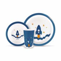 Kit Alimentação Cor Azul Pimpolho
