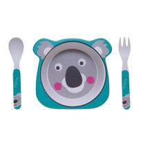 Kit Alimentação Eco Fibra De Bambu (03 Peças) Coala Girotondo Kit Alimentação Eco Fibra De Bambu (03 Peças) Coala Girotondo