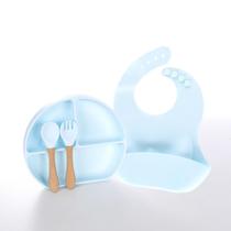 Kit alimentação em silicone 4 pcs baby style - Tapuzim Kit alimentação em silicone 4 pcs baby style - Tapuzim