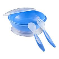 Kit Alimentação Infantil Bebê Ventosa Talheres Menino Menina - Pituca