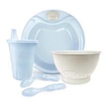 Kit Alimentação Infantil c/05 Peças Cajovil Azul Kit Alimentação Infantil c/05 Peças Cajovil Azul