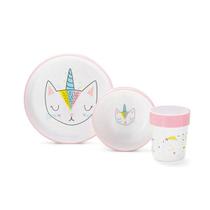 Kit Alimentacao Nhac Nhac Sunshine (Rosa) - Multikids baby