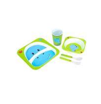 Kit Alimentação Para Bebe 5 Pecas Turminha Animal Dino - Unik Baby