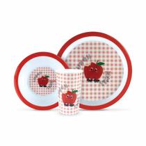 Kit Alimentação Para Bebê infantil 3 Peças Prato Tigela Copo +6m - Pimpolho Baby Kit Alimentação Para Bebê infantil 3 Peças Prato Tigela Copo +6m - Pimpolho Baby