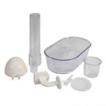 KIT ALIMENTACAO PLASTICO PASSAROS Tamanhos P, M e G