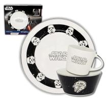Kit Alimentação Star Wars Em Cerâmica Kit Alimentação Star Wars Em Cerâmica