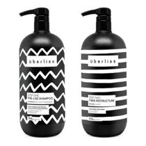 Kit Alisamento 1 Shampoo Pré-Liss 1 Emulsão Alisante Uberliss Profissional 950ml Avlon