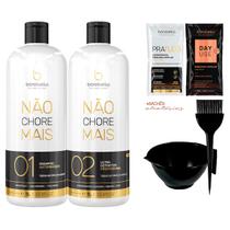 Kit Alisamento Borabella Não Chore Mais 2x1L + Cumbuca/Sachê Kit Alisamento Borabella Não Chore Mais 2x1L + Cumbuca/Sachê