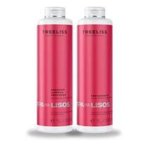 Kit Alisamento natural Spa dos Lisos 2 passos Tree Liss Kit Alisamento natural Spa dos Lisos 2 passos Tree Liss