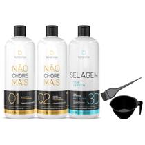 Kit Alisamento Salão Combo Borabella Lisa Original +Cumbuca
