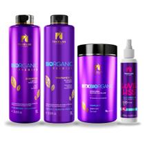 Kit Alisamento Shampoo Tratamento Máscara Btx e Termoativo