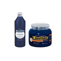 Kit Alisante Lisahair Liso Queratina550G+Neutralizante 500Ml