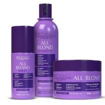 Kit All Blond Matização e Hidratação Prohall 3 Produtos