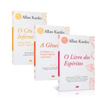 Kit Allan Kardec 03 livros: A Gênese, O Céu e o Inferno e O Livro dos Espíritos Kit Allan Kardec 03 livros: A Gênese, O Céu e o Inferno e O Livro dos Espíritos