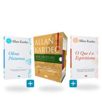 Kit Allan Kardec Completo: Box + Obras Póstumas + O Que é o Espiritismo - IDE Editora