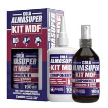 Kit Almasuper Para Mdf Cola Instantânea E Catalisador Kit Almasuper Para Mdf Cola Instantânea E Catalisador