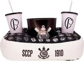 Kit Almofada+Balde Pipoca+ 2 Copos Times de Futebol Sortidos Desenho do Tecido:Corinthians Kit Almofada+Balde Pipoca+ 2 Copos Times de Futebol Sortidos Desenho do Tecido:Corinthians