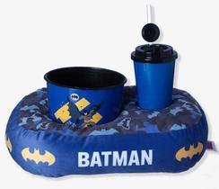 Kit Almofada + Balde Pipoca + Copo Infantil Batman