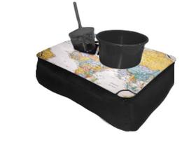 Kit Almofada C/ Porta Pipoca Balde + 1 Copo Criativos Viagens LGBT