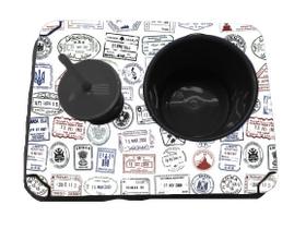 Kit Almofada C/ Porta Pipoca Balde + 1 Copo Criativos Viagens LGBT