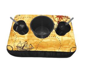 Kit Almofada C/ Porta Pipoca Balde + 2 Copo Criativos Viagens LGBT