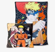 Kit Almofada + Cobertor Naruto Presente Geek