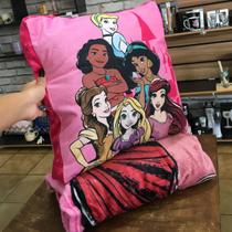 Kit Almofada com Manta Princesas