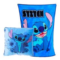 Kit Almofada com Manta Stitch Disney 10140899 - ZonaCriativa Kit Almofada com Manta Stitch Disney 10140899 - ZonaCriativa