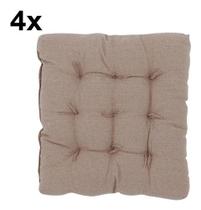 Kit Almofada De Algodão 40x40cm Sofisticado 4 Unidades
