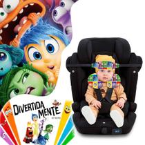 Kit Almofada de pescoço + Faixa Apoio Suporte Cabeça de Bebê Cadeirinha Carro