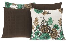 Kit Almofada Decor 45X45cm 4 peças texturizado com enchimento Estampa 01 Kit Almofada Decor 45X45cm 4 peças texturizado com enchimento Estampa 01