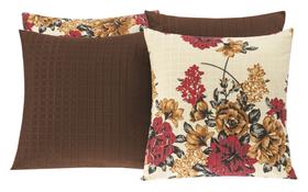 Kit Almofada Decor 45X45cm 4 peças texturizado com enchimento Estampa 03 Kit Almofada Decor 45X45cm 4 peças texturizado com enchimento Estampa 03