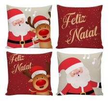 Kit Almofada Decoração Natalina Personagens Natalinos