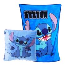 Kit Almofada e Manta Stitch Zona Criativa