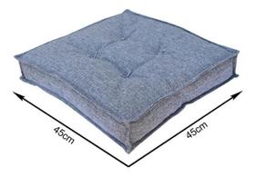 Kit Almofada Futon De Linho 45X45Cm 4 Unidades