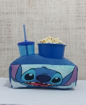 Kit Almofada LILO Porta Pipoca Acompanha 1 Copo + 1 Balde Para Pipoca